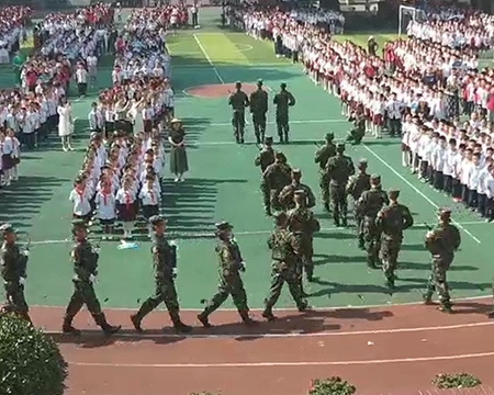 江津四牌坊小學國旗文化教育案例